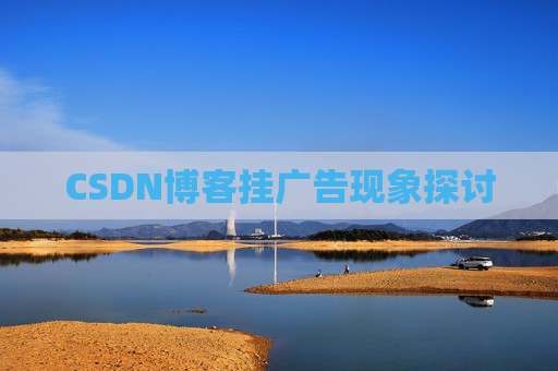 CSDN博客挂广告现象探讨